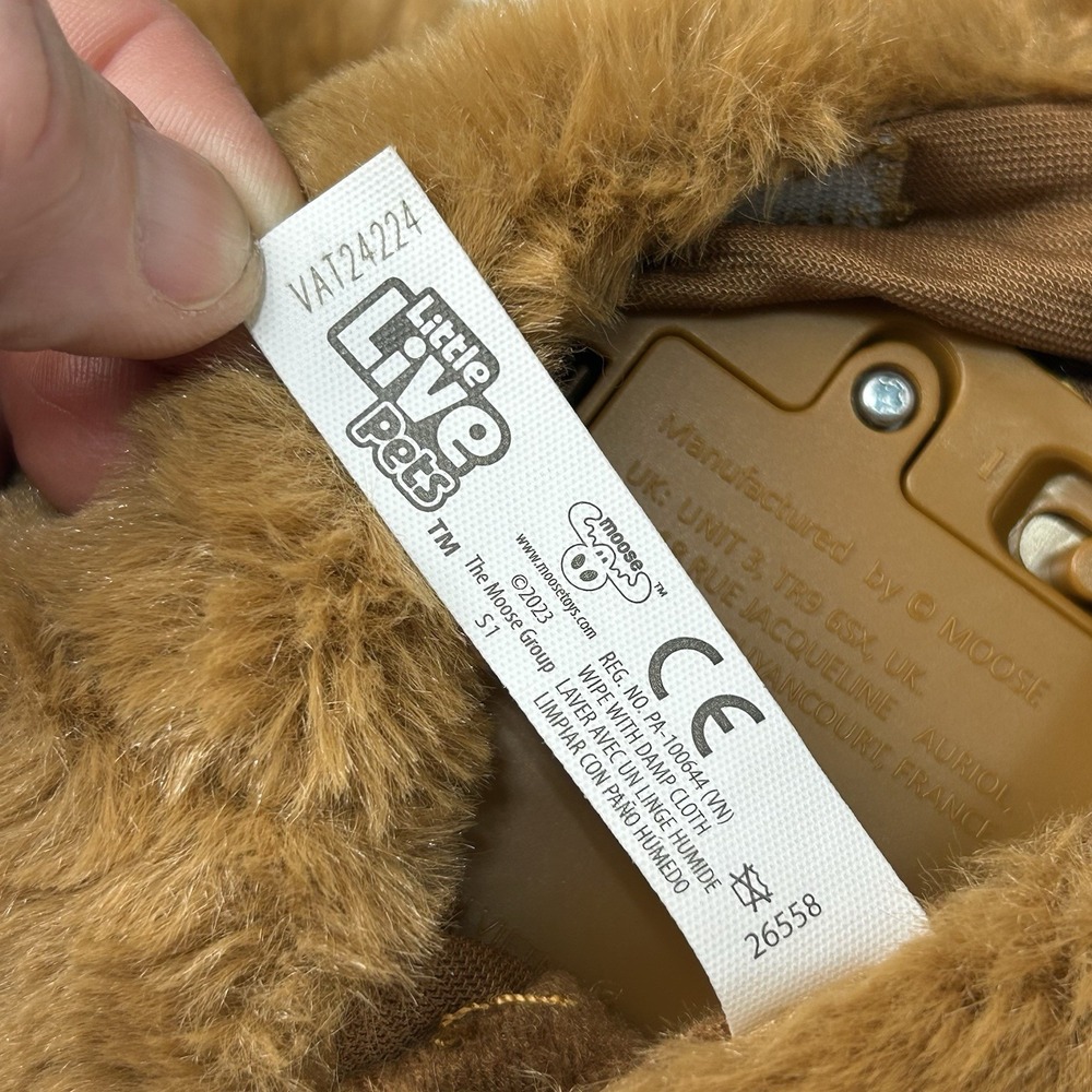 Little Live Pets Baby Monkey Interactive Brown Plush Moose Toys 2015 - Picture 5 of 9